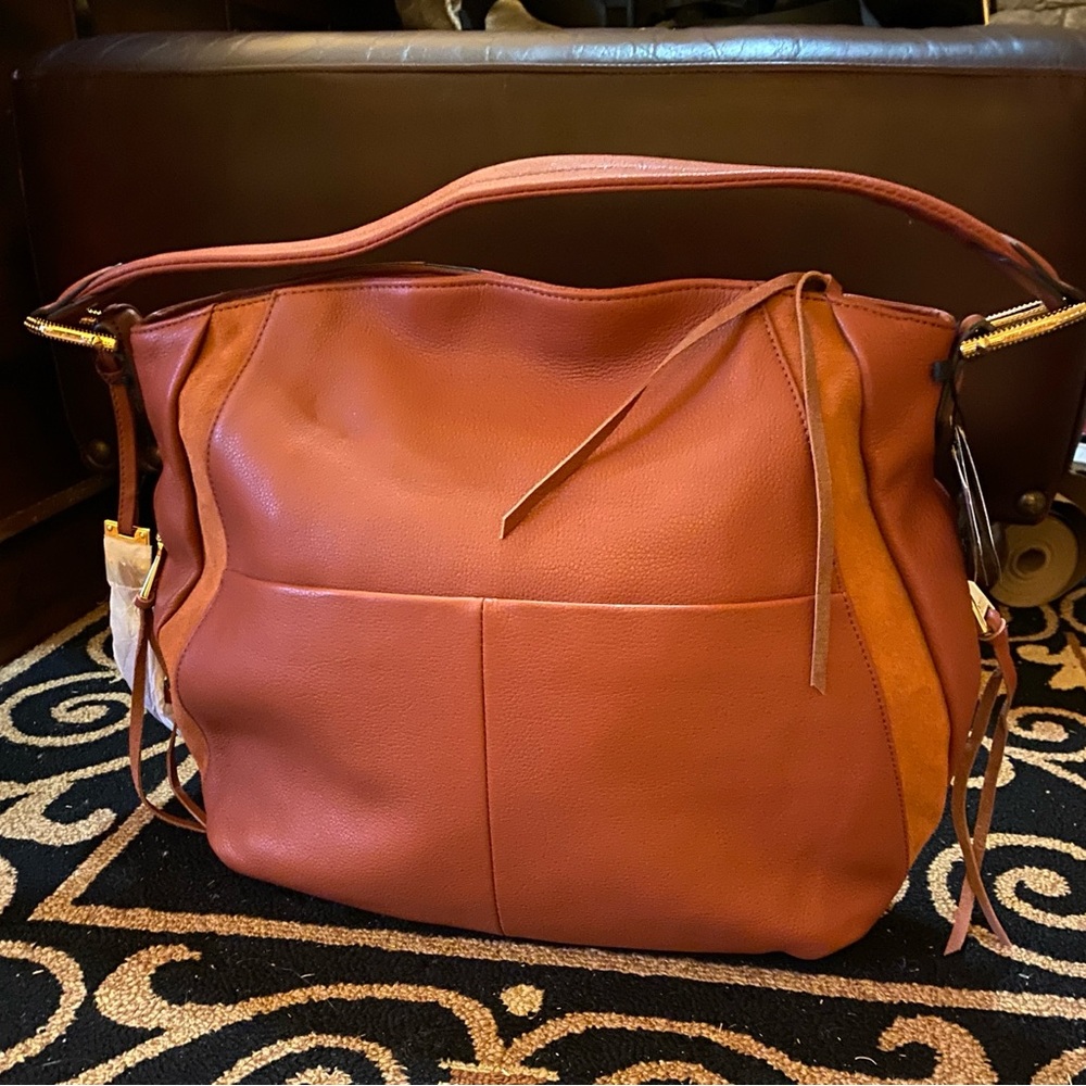 Gorgeous Aimee Kestenberg Rich Brown Shoulder Bag - Picture 2 of 4